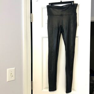 SPANX faux leather leggings small